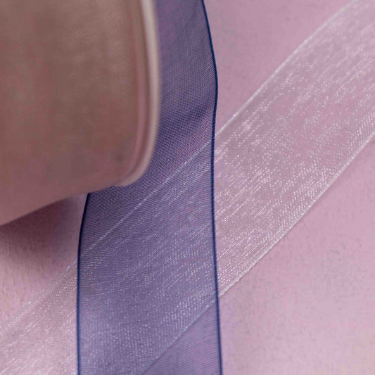 Organza lint Champagne 25mm x 50m