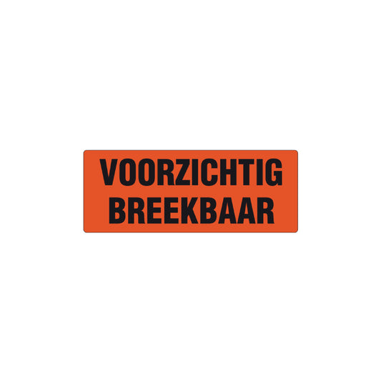 500x Etiket 'Voorzichtig/Breekbaar'
