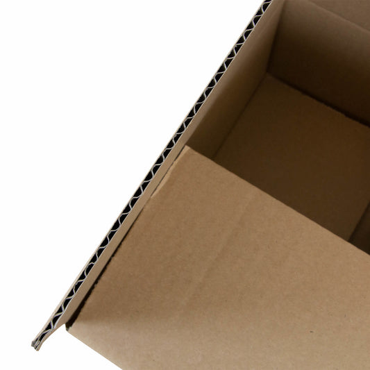 Kartonnen dozen bruin enkelgolf 315x225x295mm