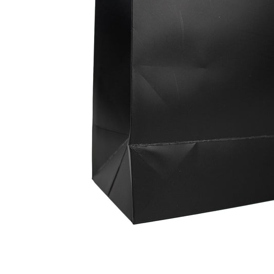 25x Cadeauzakken Zwart Mat Large