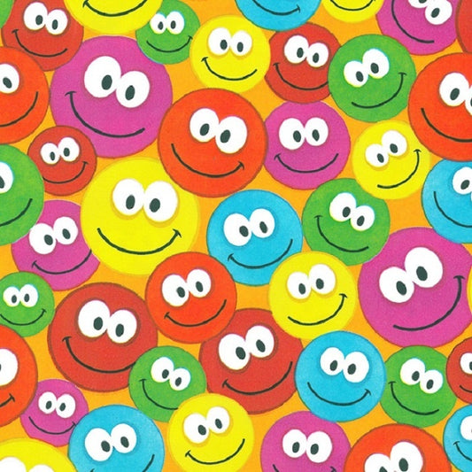 Inpakpapier Smileys 50cm x 200mtr