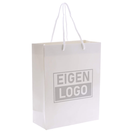 Cadeautasje bedrukken Wit A4