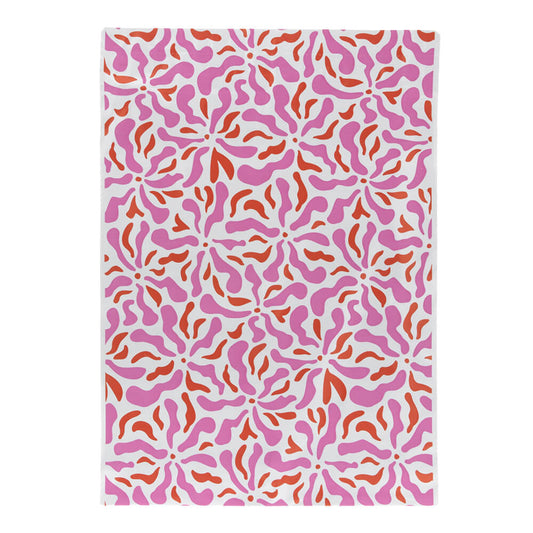 100x verzendzakken Flowers Medium Retoursluiting