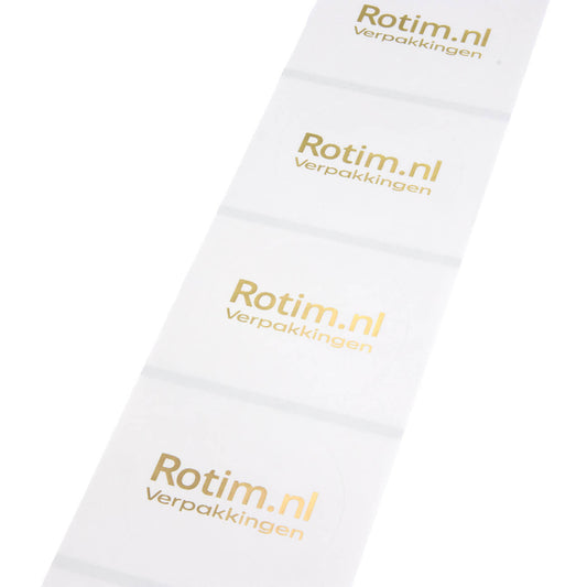 Stickers laten drukken - Rond - Metallic
