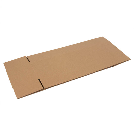 Langwerpige bruine dozen enkelgolf 620x150x150mm