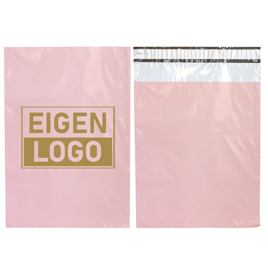 Roze verzendzakken bedrukken Small