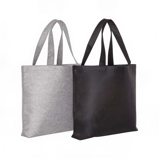 10x vilten tas Licht grijs A4