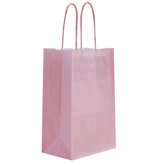 50x Papieren tassen Zacht Roze in verschillende formaten