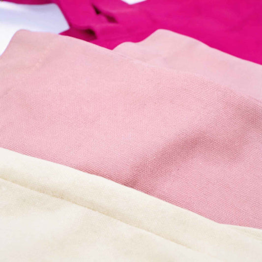 10x canvas shopper Roze