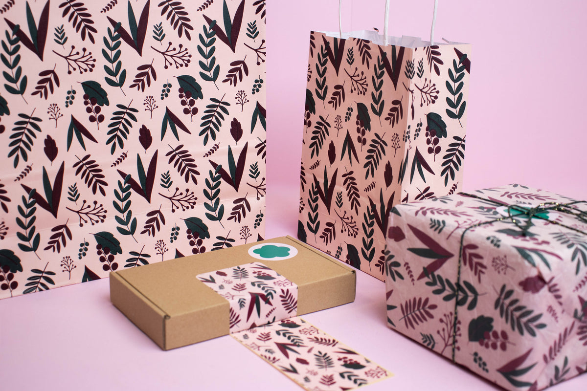 Botanic Pink collectie: herfstsfeer in je verpakking voor een warme klantbeleving