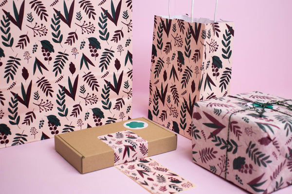 Botanic Pink collectie: herfstsfeer in je verpakking voor een warme klantbeleving
