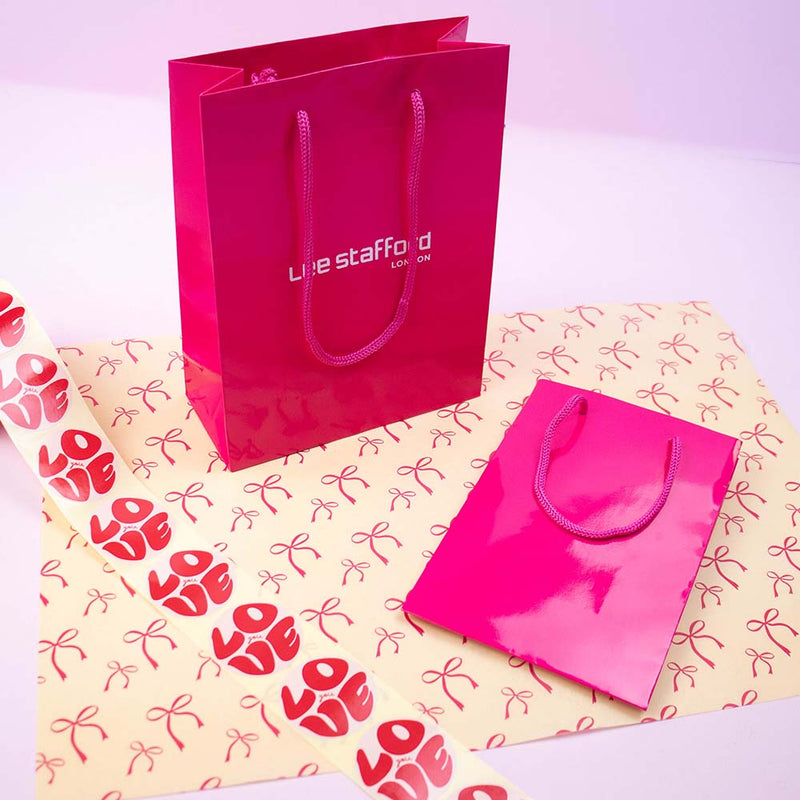 Cadeautasje bedrukken Fuchsia A5