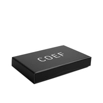 Geschenkdoos zwart + giftcard inlay bedrukken