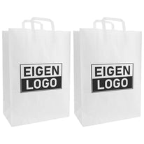Budget papieren tas 32x13x41cm (A3)- Logo bedrukking