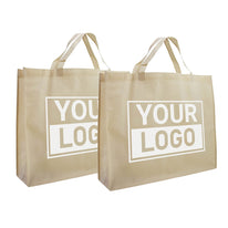 Shopper bedrukken Beige non woven 42x12x35cm - Spoed