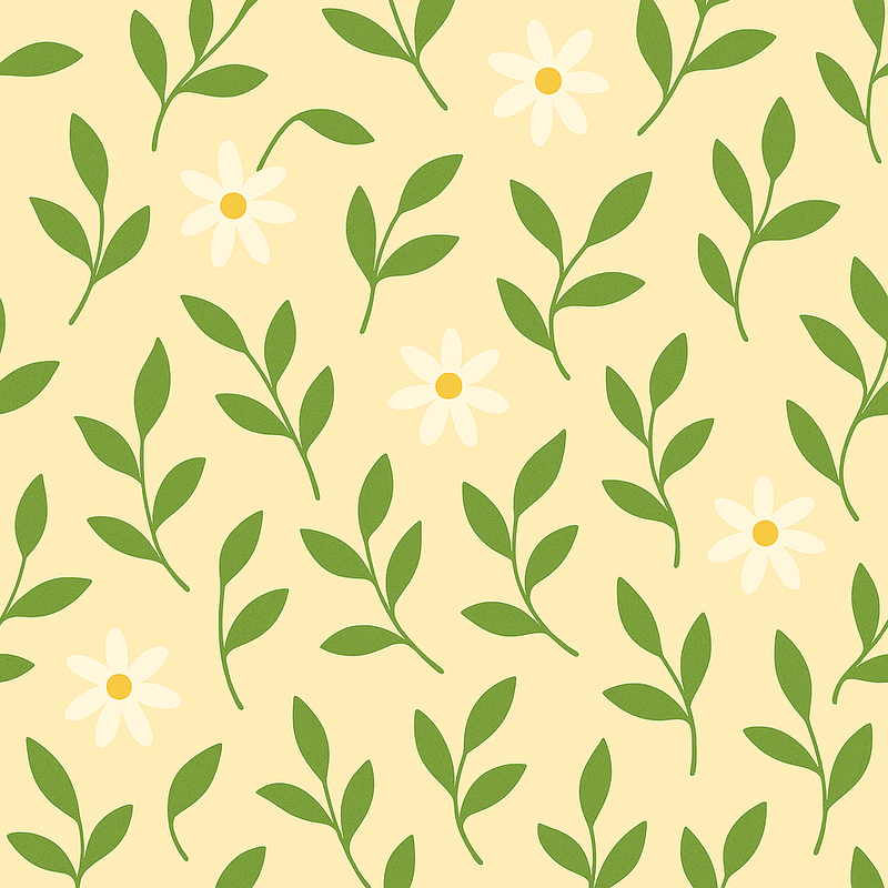 Inpakpapier Daisy Calm 50cm x 200mtr