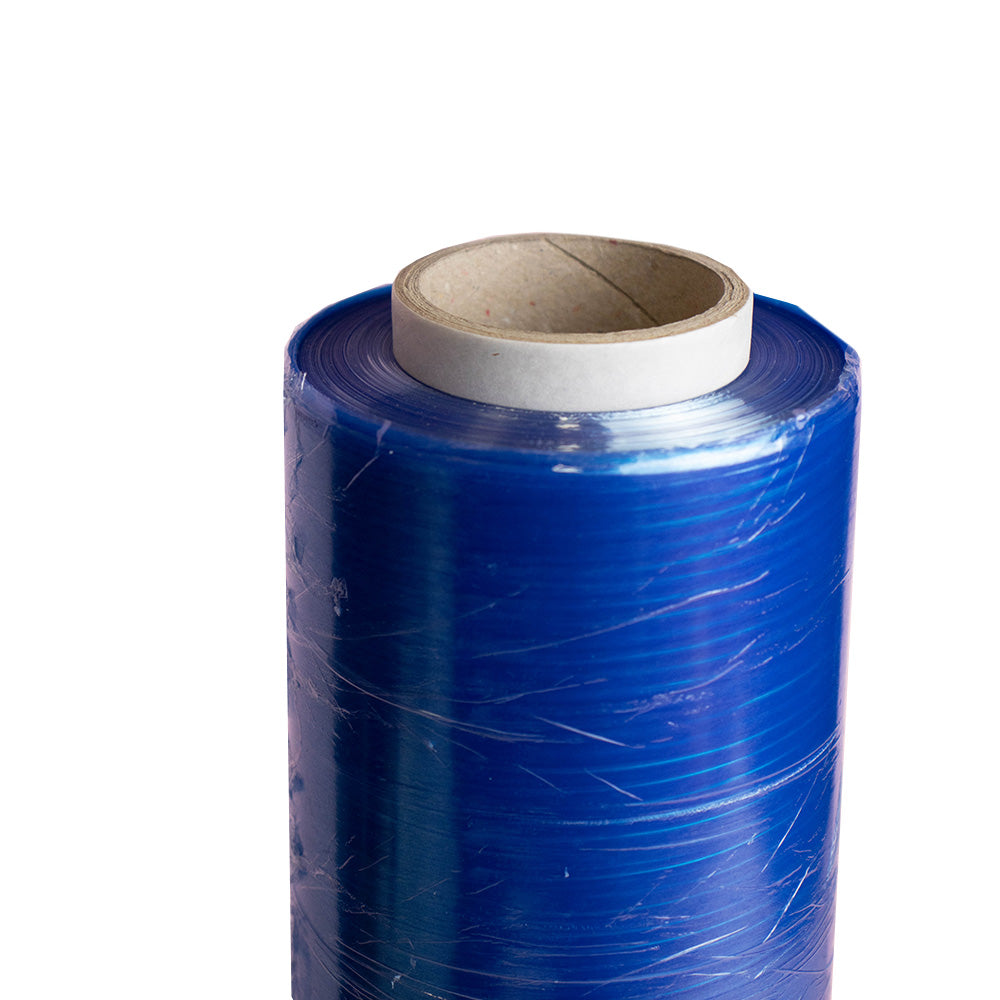 Wikkelfolie transparant 50cm x 290mtr 17my blauw
