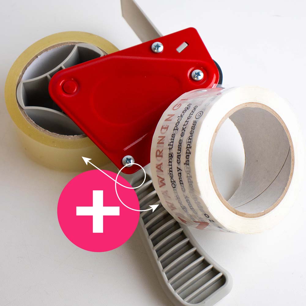 PVC tape 2  kleuren bedrukt