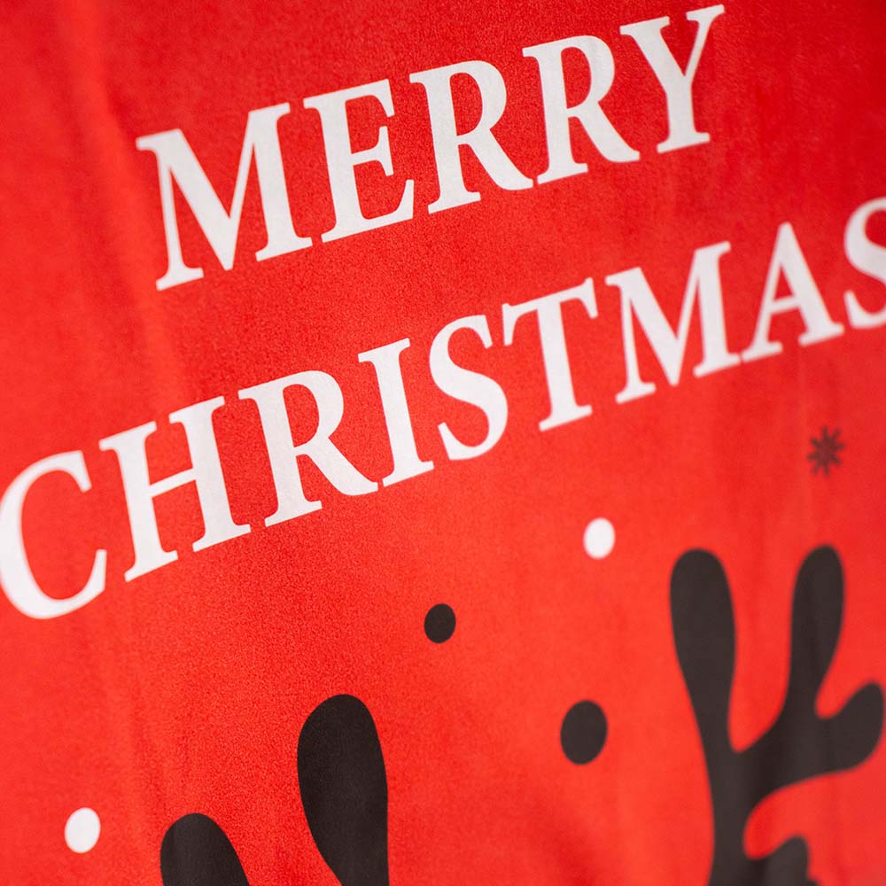 50x papieren Kersttasjes A5 Rudolph