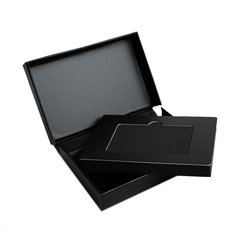Geschenkdoos zwart + giftcard inlay