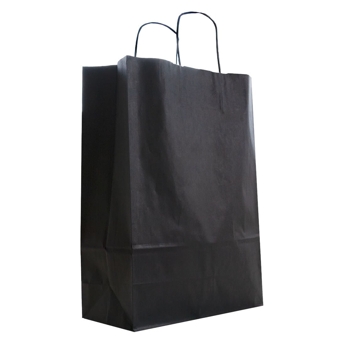50x Papieren tassen 32+12x41cm met gedraaid handvat