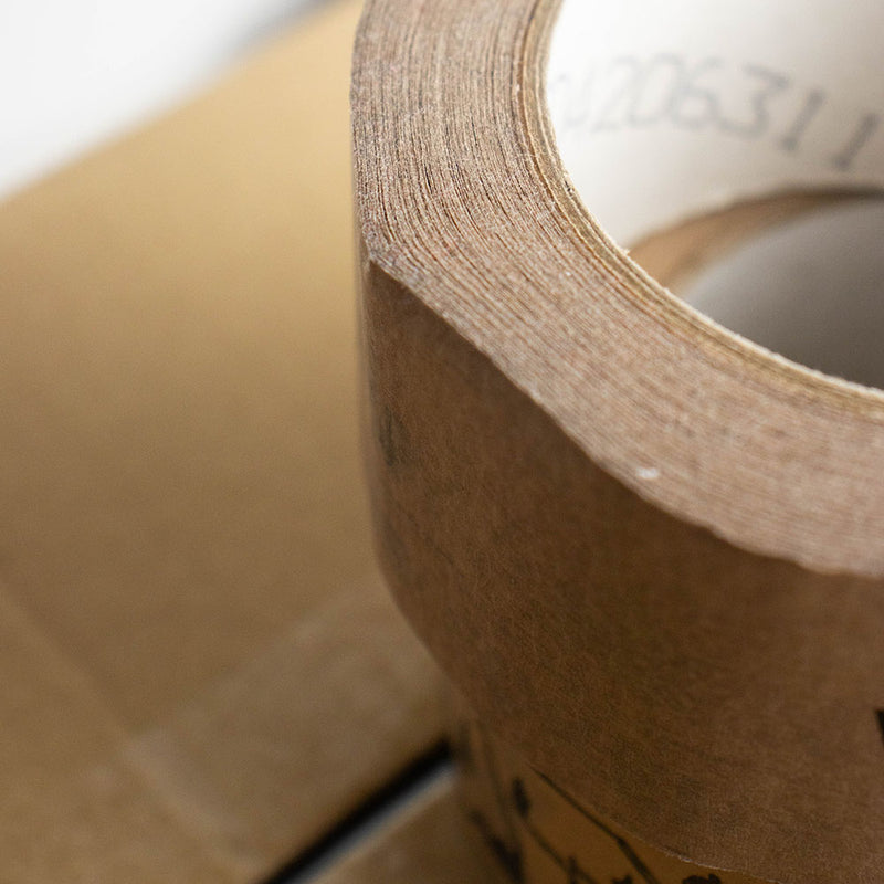 Kraft tape 1 kleur bedrukt