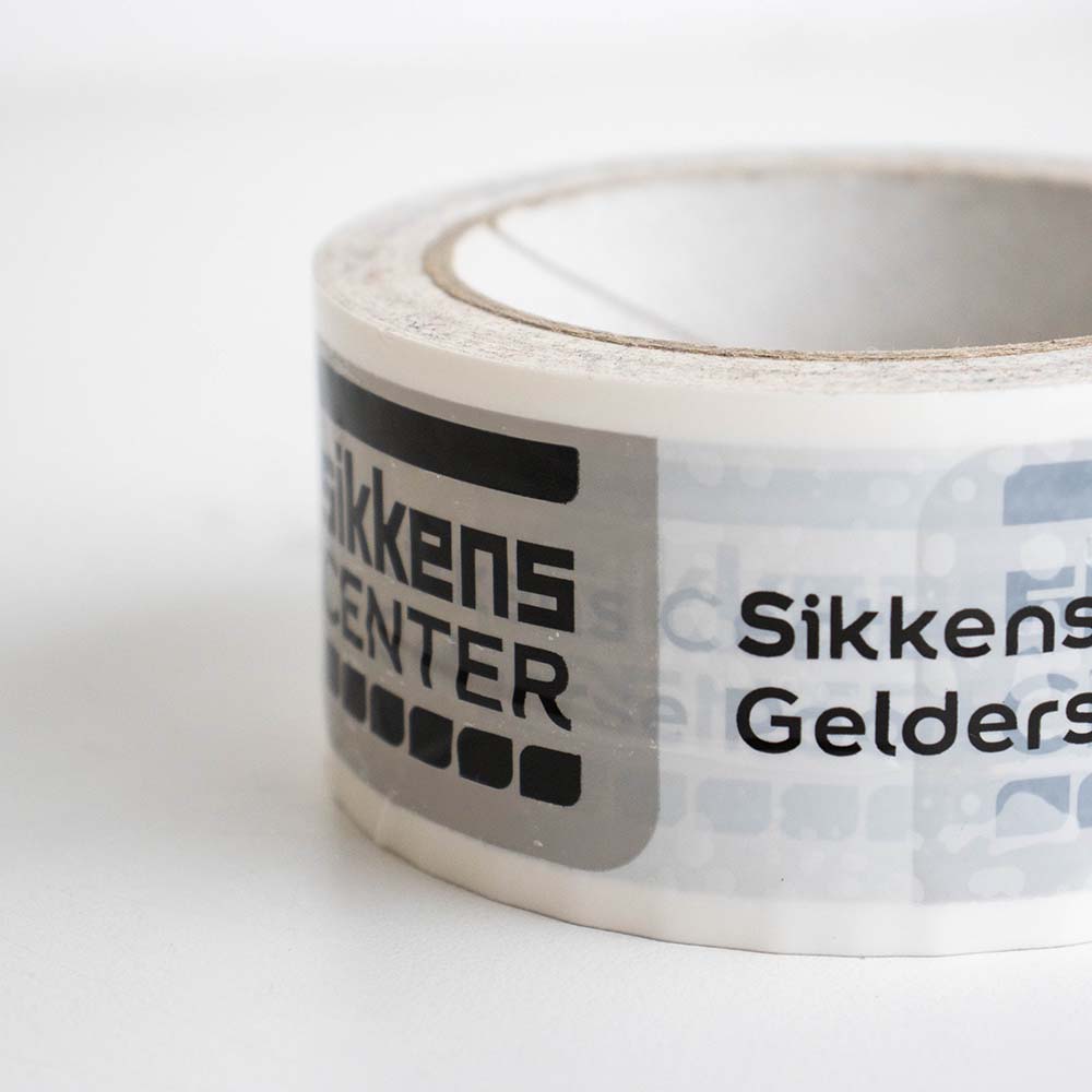 PVC tape 3  kleuren bedrukt