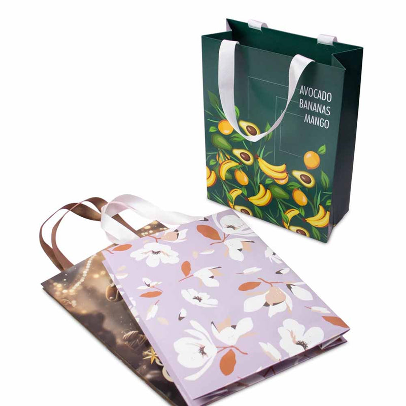 Luxe papieren tas bedrukken 24x10x32cm