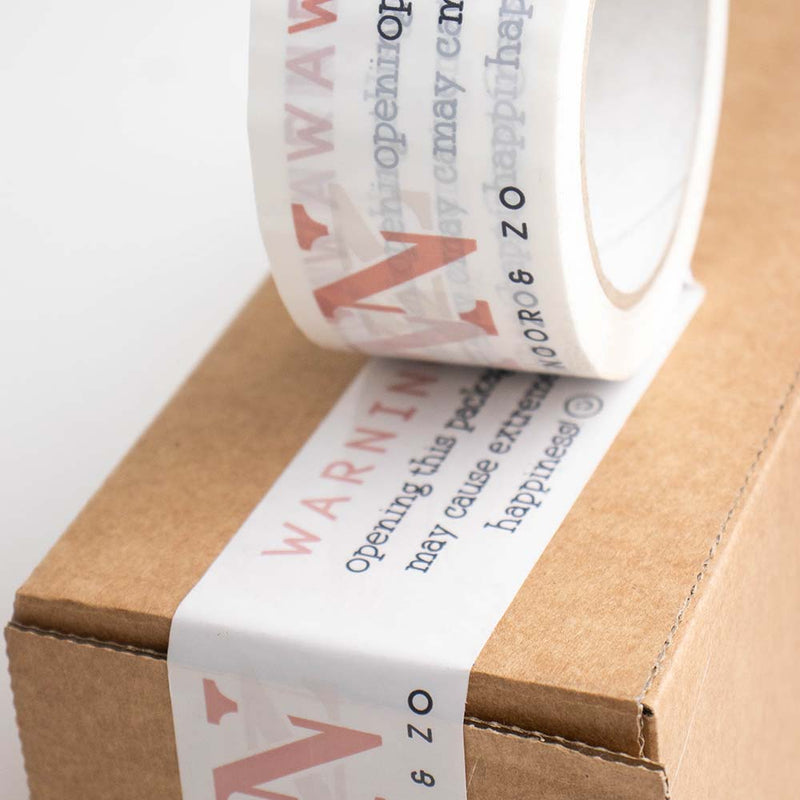 PVC tape 2  kleuren bedrukt