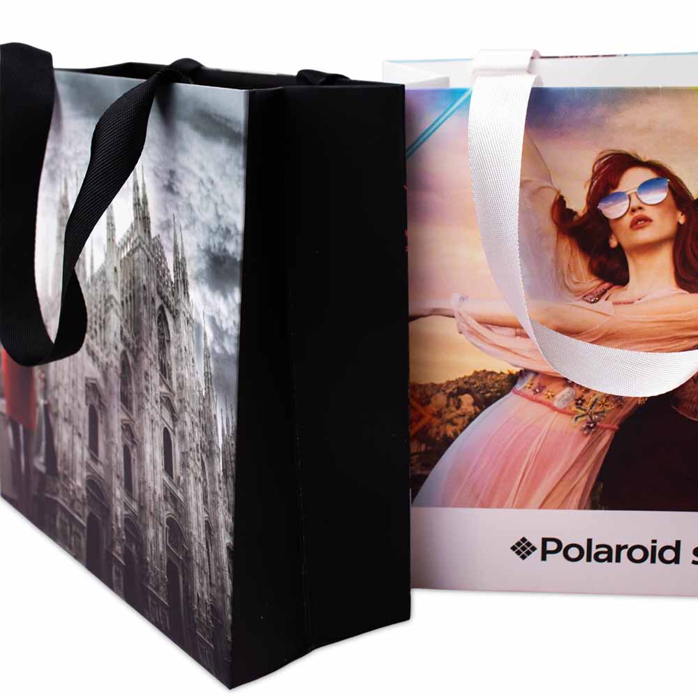 Luxe papieren tas bedrukken 31x12x31cm
