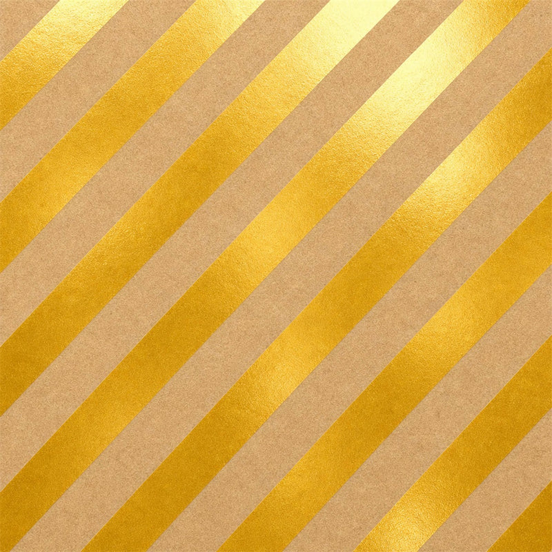 Inpakpapier Golden Diagonal 50cm x 200mtr