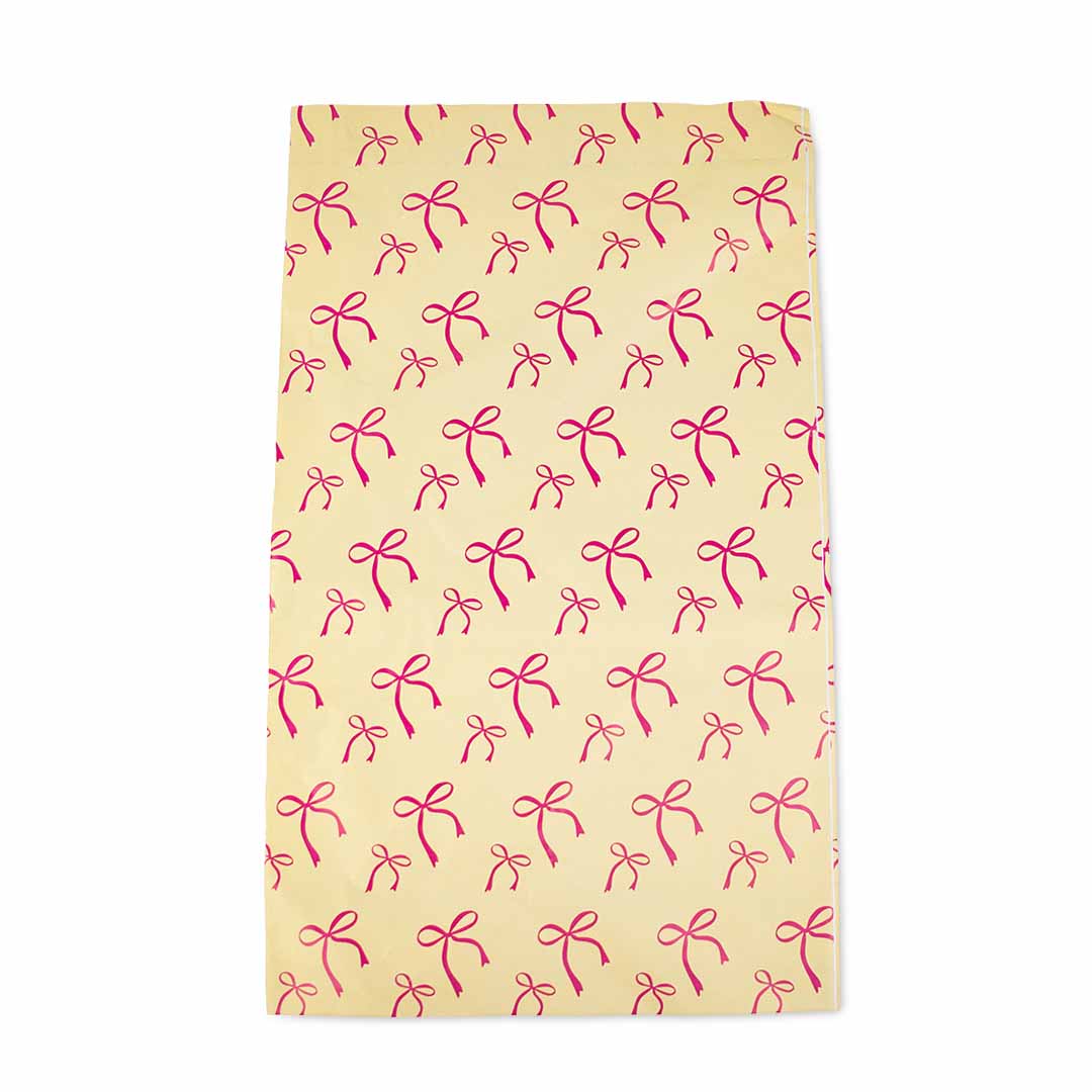 100x verzendzakken Bows Yellow Small