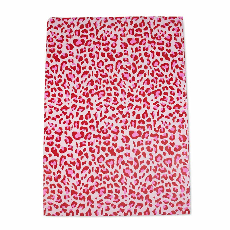 100x verzendzakken Leopard Pink Medium