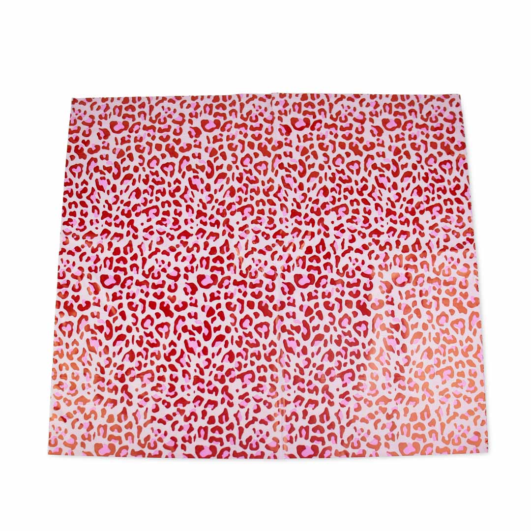 100x verzendzakken Leopard Pink XL