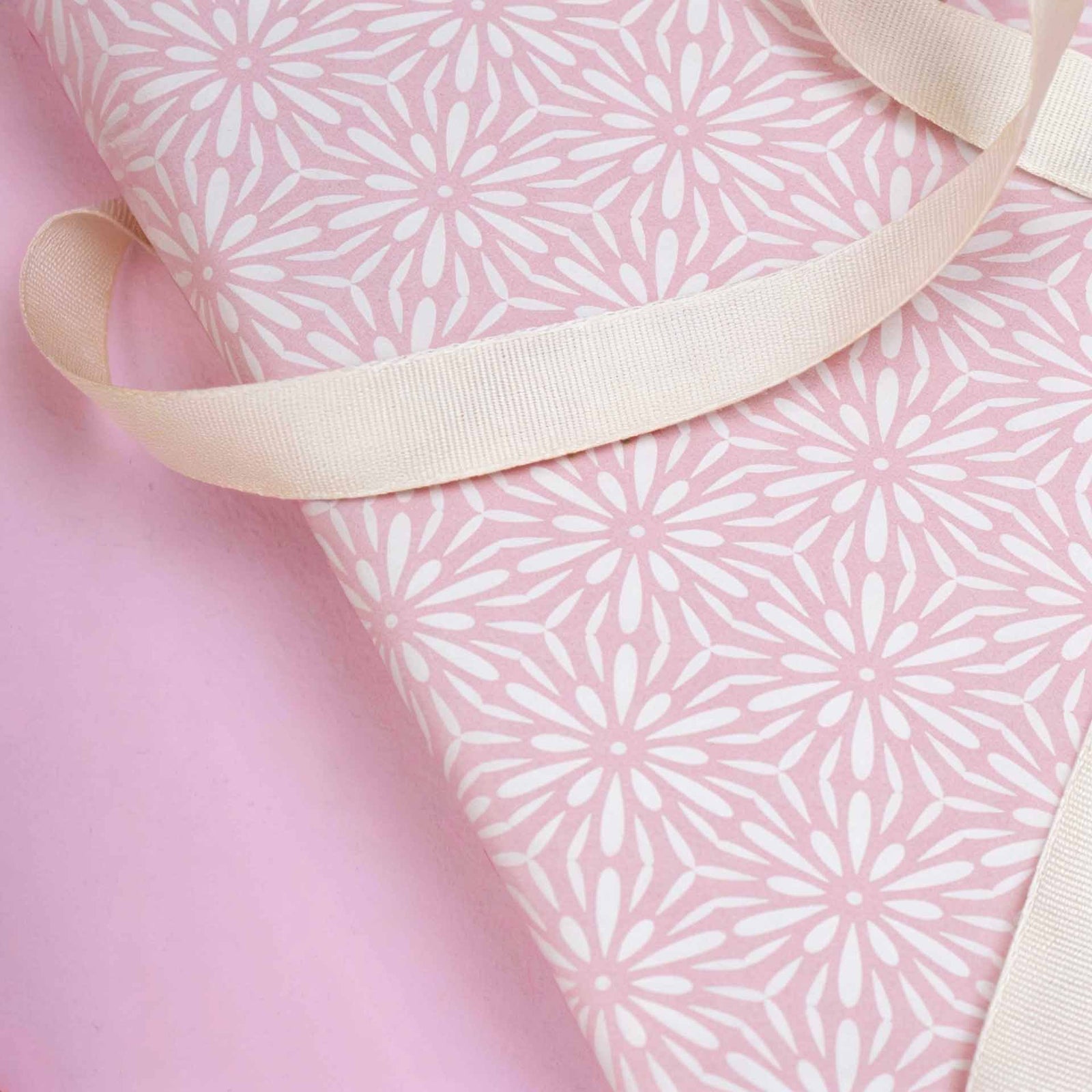 Vloeipapier 35x50cm Flower Power Roze