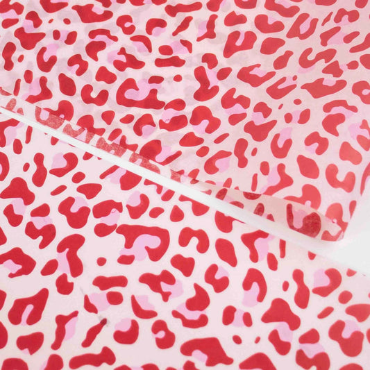 Vloeipapier 35x50cm Leopard Pink