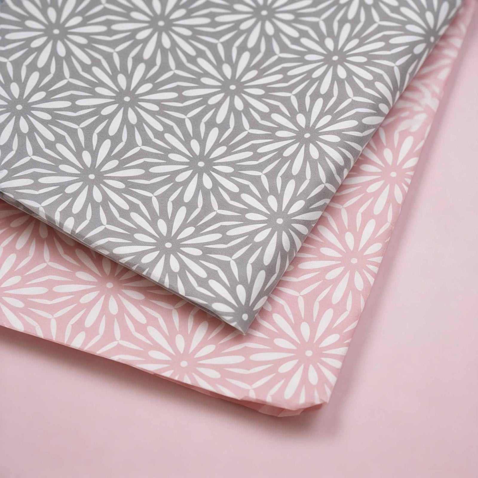 Vloeipapier 35x50cm Flower Power Roze