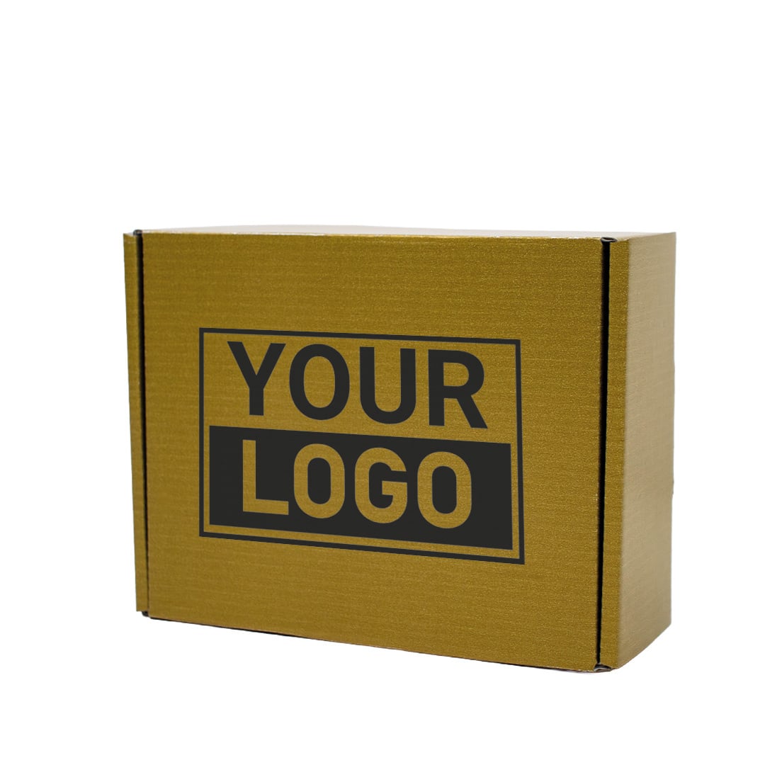 Postdozen bedrukken Goud 160x130x90mm