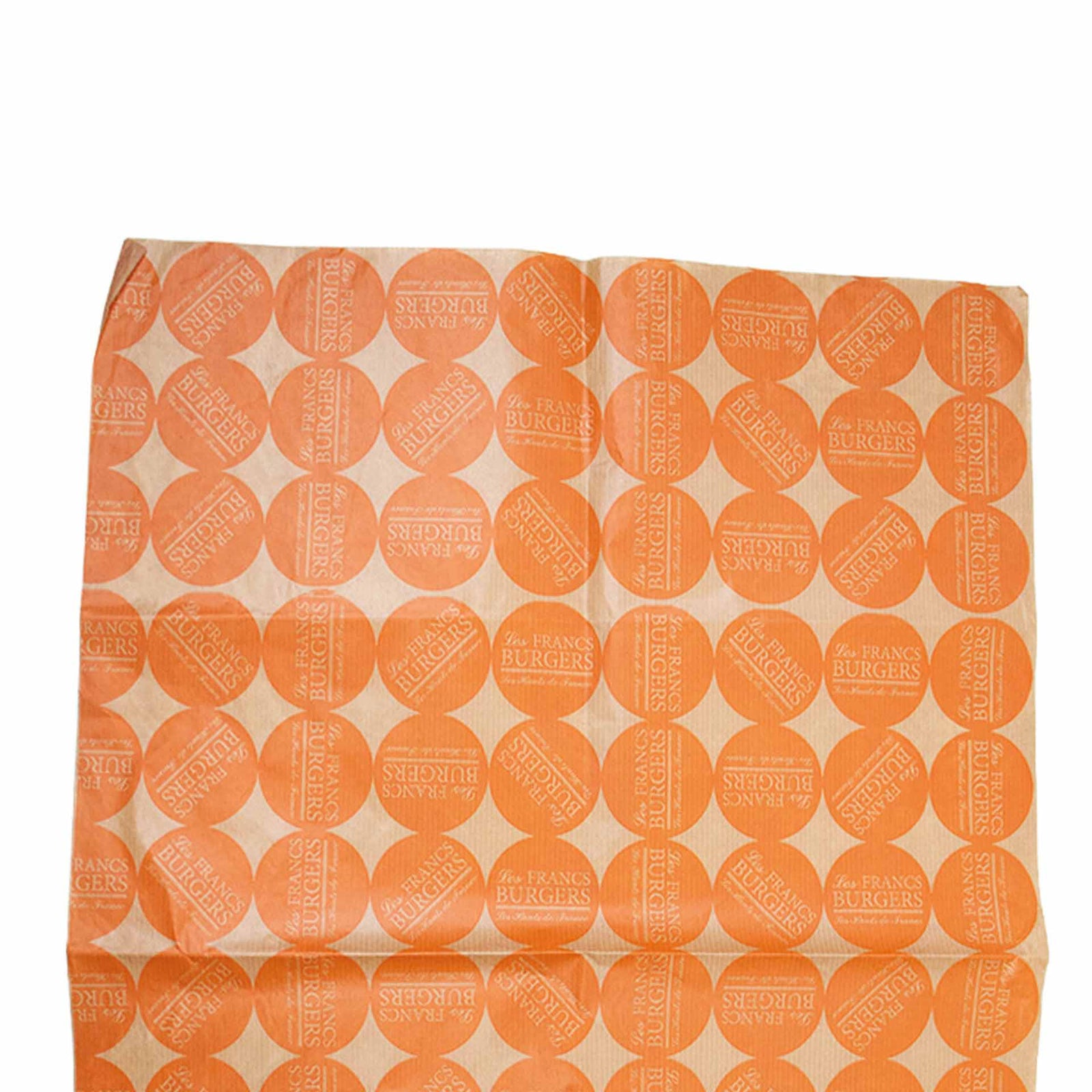 Vetvrij papier bruin bedrukken 20x25cm 1 kleur