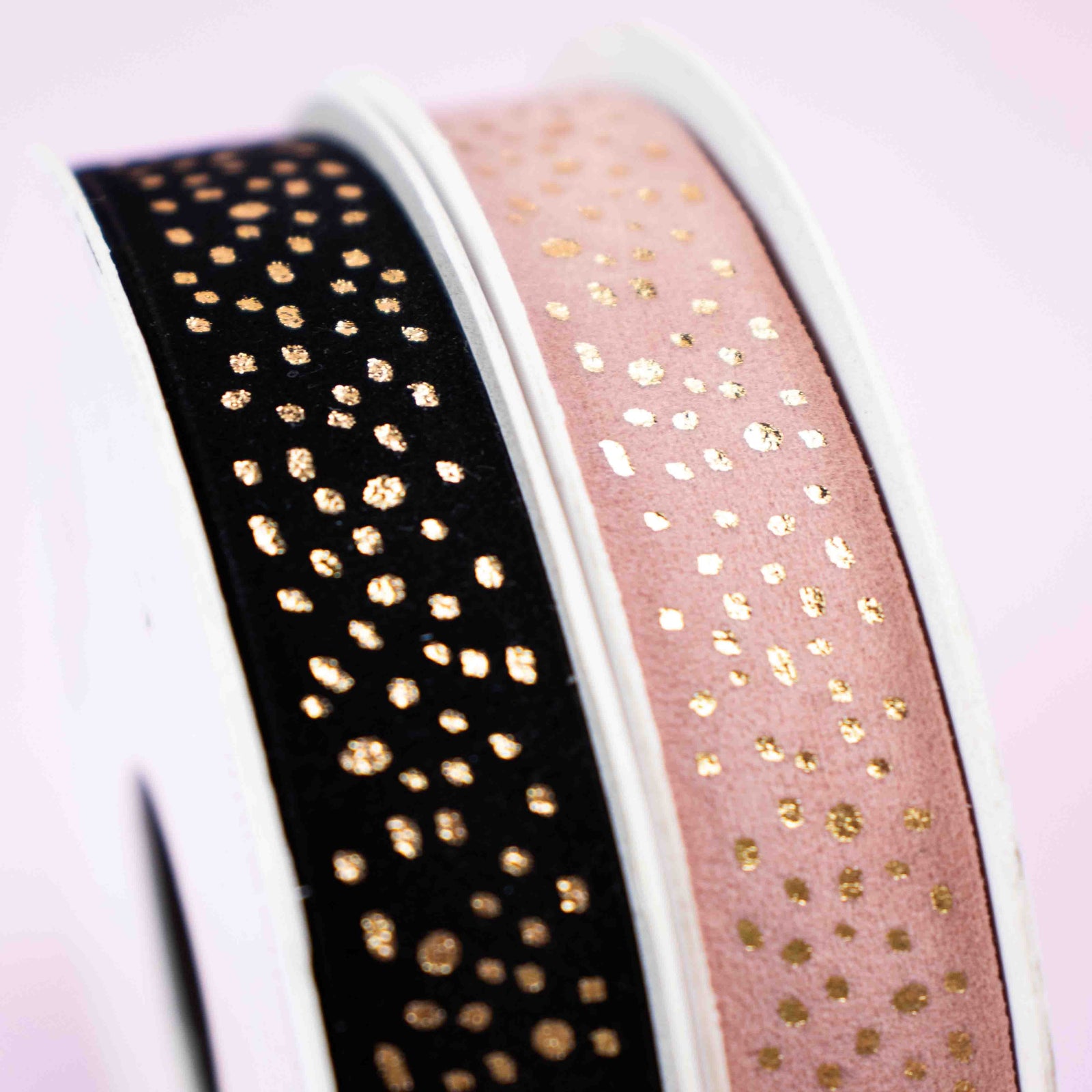 Cadeaulint  Dotty Roze 15mm x 5m