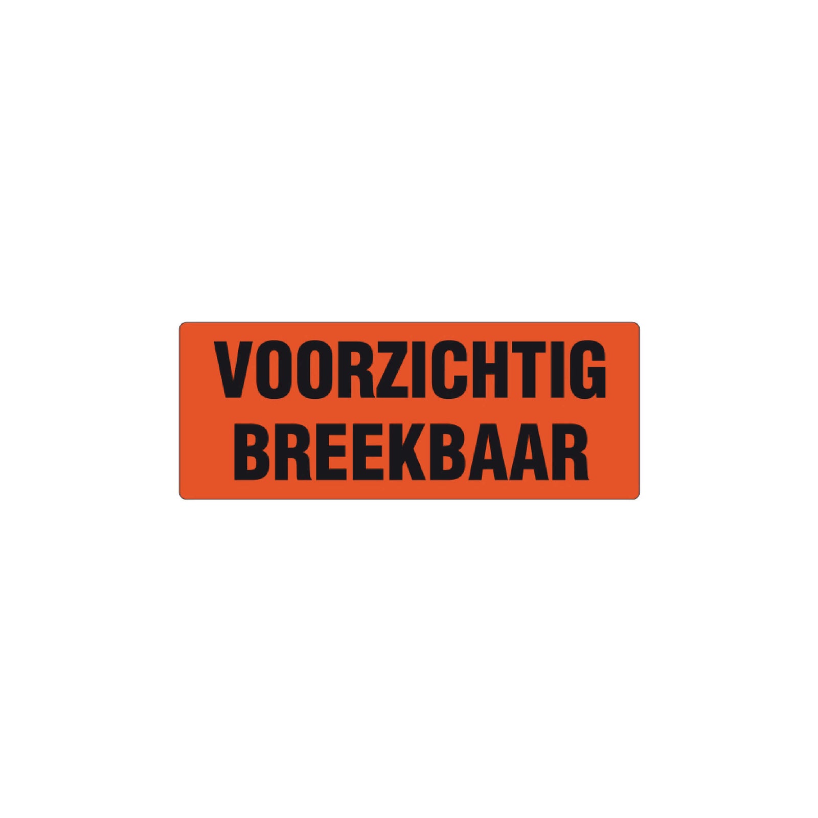 500x Etiket 'Voorzichtig/Breekbaar'