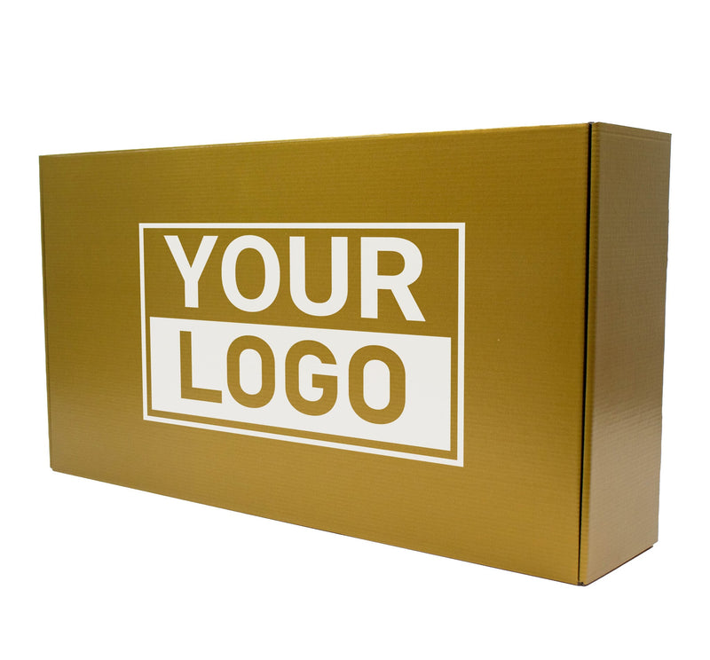 Postdozen bedrukken Goud 610x329x135mm