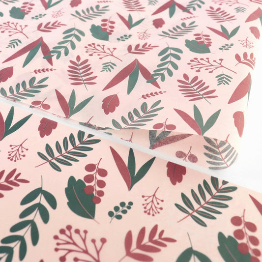 Vloeipapier 35x50cm Botanic Pink