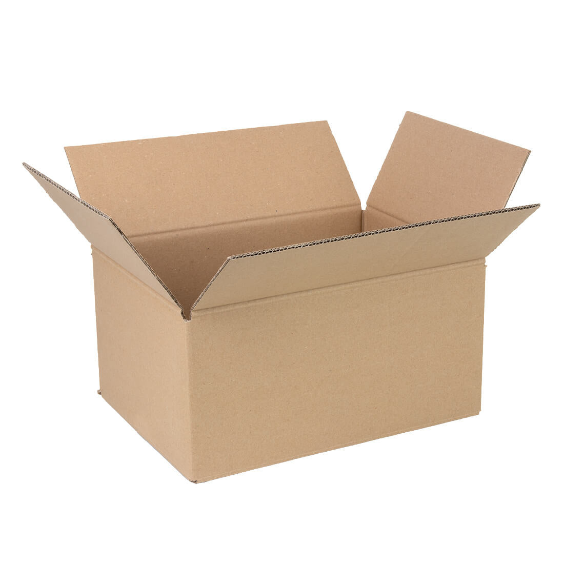 Kartonnen dozen Bruin Dubbelgolf 304x217x150mm