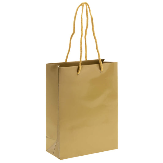 10x cadeautasjes Goud A5