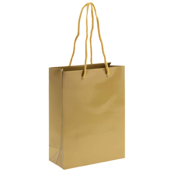 10x cadeautasjes Goud A5