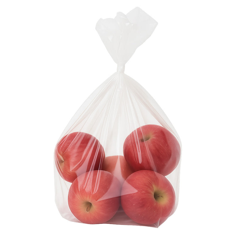 1000x plastic zakken LDPE 14/32+4cm 20my