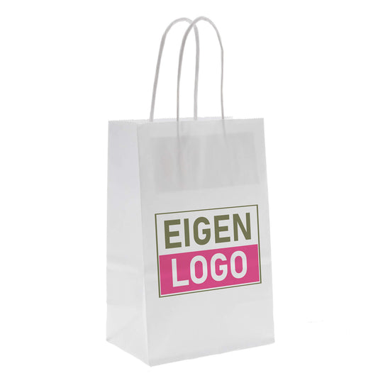 Papieren tassen Extra klein Wit bedrukken