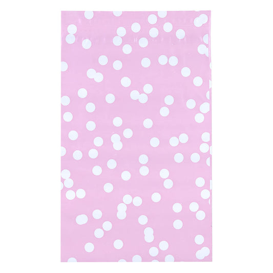 100x verzendzakken Dots Roze Small