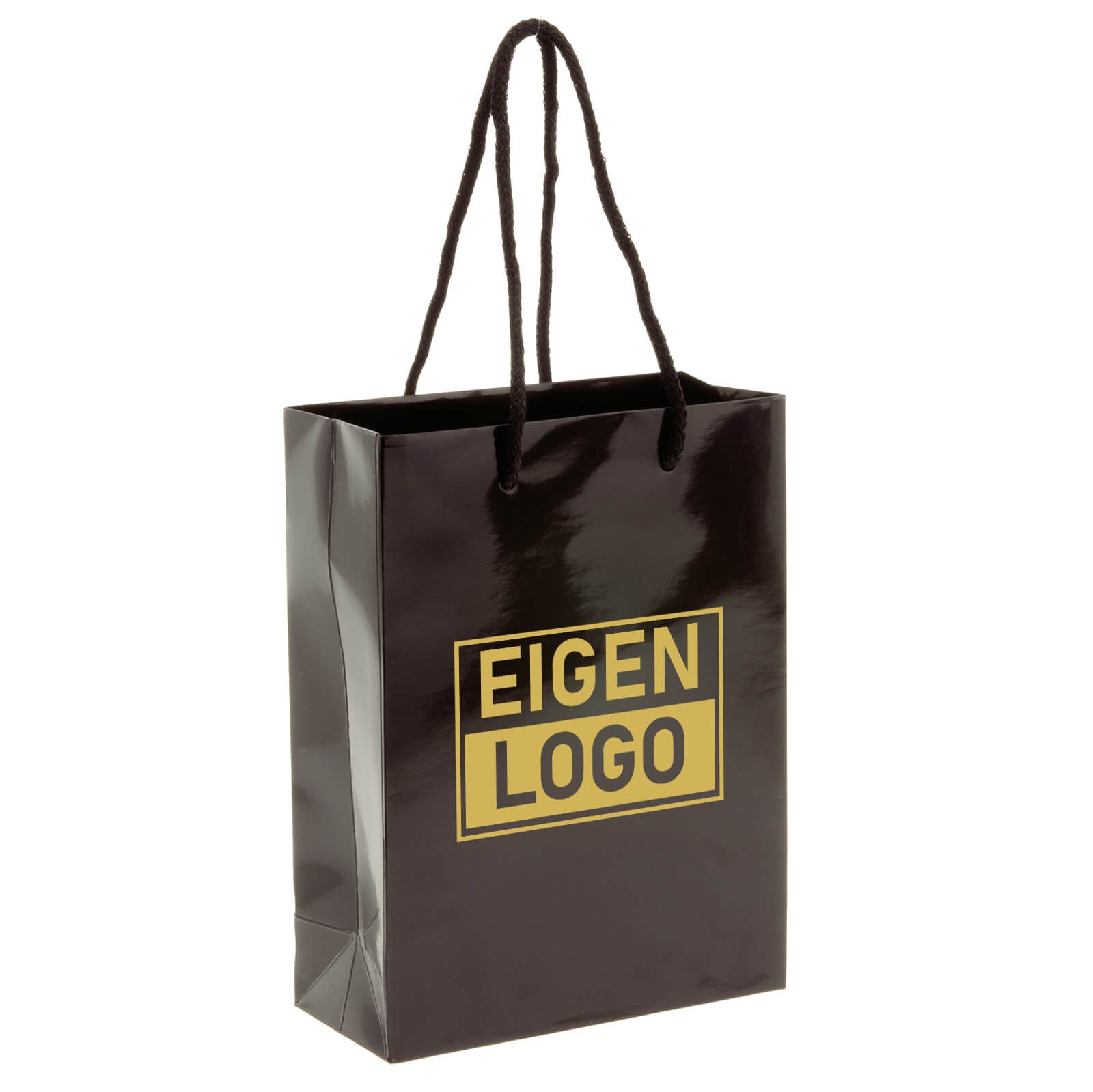 Cadeautasje bedrukken Zwart A5